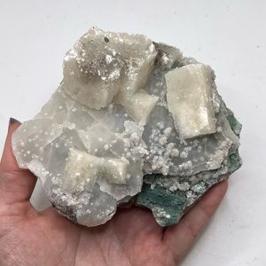 Amethyst Flower with Calcite ~Brazil